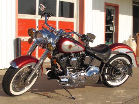 1999 Harley-Davidson Fat Boy FLSTF   Vance and Hines Exhaust - White Walls and Chrome Wheels